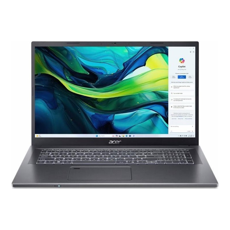 Acer Aspire 17 A17-51GM - Intel Core 5 120U / 1,4 GHz - Win 11 Pro - GF RTX 2050 - 16GB RAM - 512GB SSD NVMe - 43,9 cm (17,3")