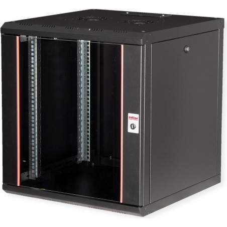 ROLINE 19 Zoll Wandgehäuse Pro 12 HE 600x600 BxT schwarz - Wandgehäuse (26.21.0005)