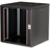 ROLINE 19 Zoll Wandgehäuse Pro 12 HE 600x600 BxT schwarz - Wandgehäuse (26.21.0005)