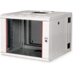 ROLINE 19 Zoll Wandgehäuse Pro 7 HE 600x600 BxT zweiteilig schwenkbar grau - Wandgehäuse (26.21.0010)
