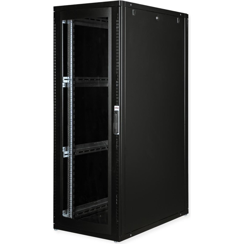 ROLINE 19 Zoll Serverschrank Pro 36 HE 600x1000 BxT schwarz Plexiglas (26.21.0152)