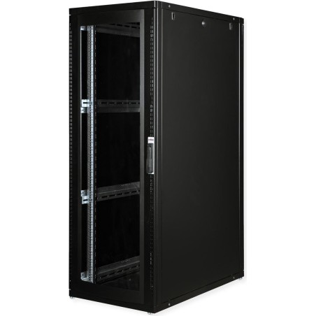 ROLINE 19 Zoll Serverschrank Pro 36 HE 600x1000 BxT schwarz Plexiglas (26.21.0152)