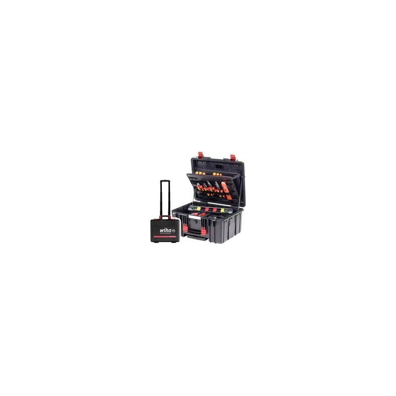 Wiha 45795 - Werkzeugsatz Werkzeugkoffer XL2 Trolley electric 60-teilig (45795)