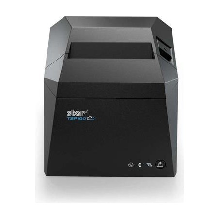 Star TSP143IV X4, CloudPRNT, 8 Punkte/mm (203dpi), Cutter, USB, USB-C, BT, Ethernet, WLAN, grau Bondrucker, Thermodirekt, 8 Pun