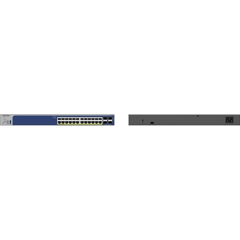 Netgear Smart GS728TXUP - V3 - Switch - L3 Lite - Smart - 24 x 10/100/1000 (PoE++) (GS728TXUP-300EUS)