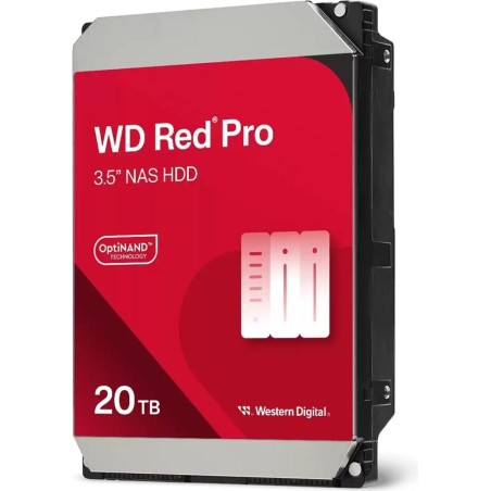 WD Red Pro WD202KFGX - Festplatte - Enterprise - 20 TB - intern - 3.5" (8.9 cm) (WD202KFGX)