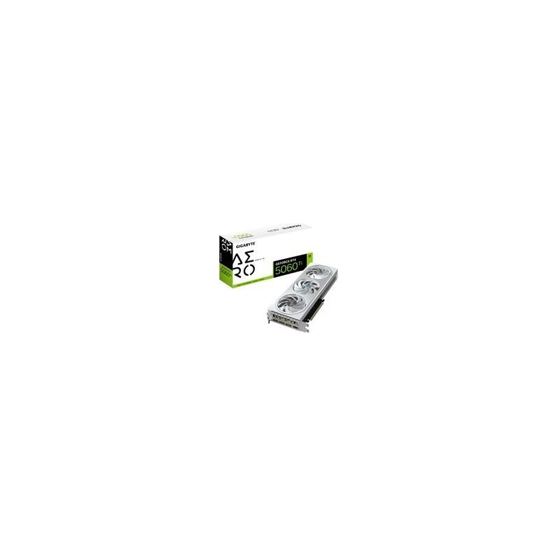 GIGABYTE GeForce RTX 5060 Ti 16GB Aero OC - 12GB GDDR7, HDMI, 3x DP (GV-N506TAERO OC-16GD)