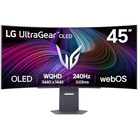 LG UltraGear 45GX90SA-B.AEU - 44,5 Zoll 3.440 x 1.440 Pixel 240 Hz OLED 21:9 Reaktionszeit 0,03 ms 1.500.000:1 Helligkei