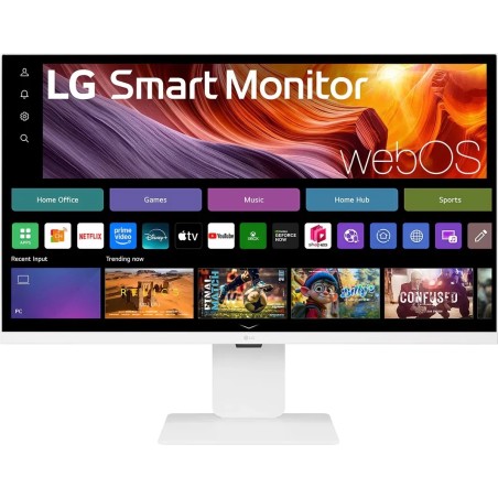 LG 32U850SA-W 4K UHD Smart Monitor 80 cm (32") 4K UHD (3840 x 2160), IPS-Panel, 400 cd/m², 5 ms, 60 Hz, HDMI, USB-C, USB-A, Web