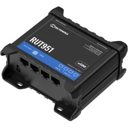 TELTONIKA NETWORKS RUT951 POE+ DUAL SIM eSIM 4G/LTE/3G/2G WiFi Router with PSU EU (RUT951B10K00)
