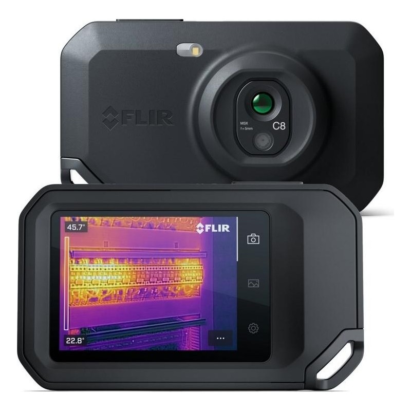 Flir C8 18801-0101 - Compact 320x240 Thermal Camera with MSX and Flir Ignite Enabled (18801-0101)