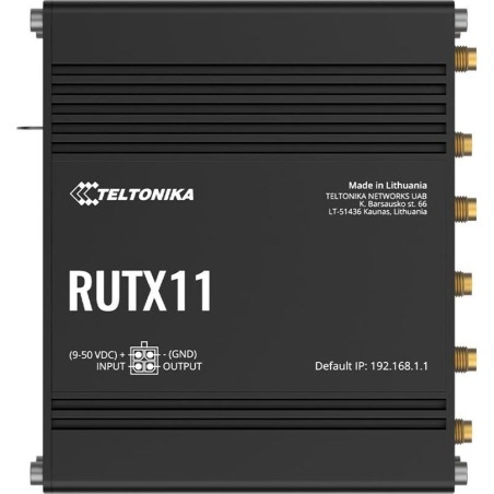 Teltonika RUTX11 - Wireless Router - WWAN 4-Port-Switch (RUTX11240000)
