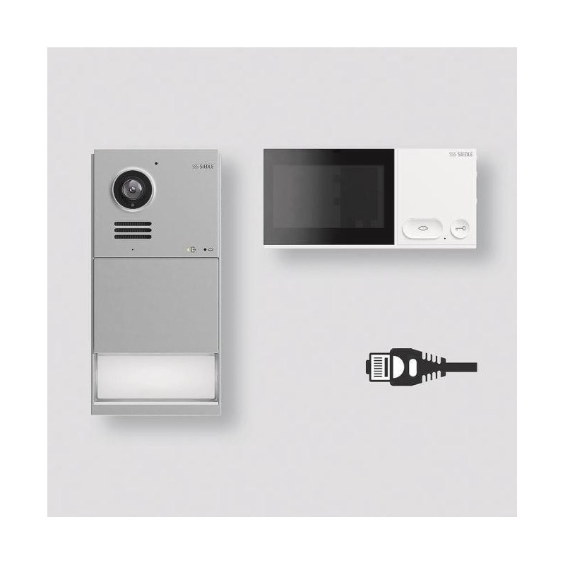 Siedle Set LAN MattchromIQSL-0f.Neubau (210013218-00)