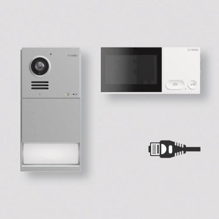 Siedle Set LAN MattchromIQSL-0f.Neubau (210013218-00)