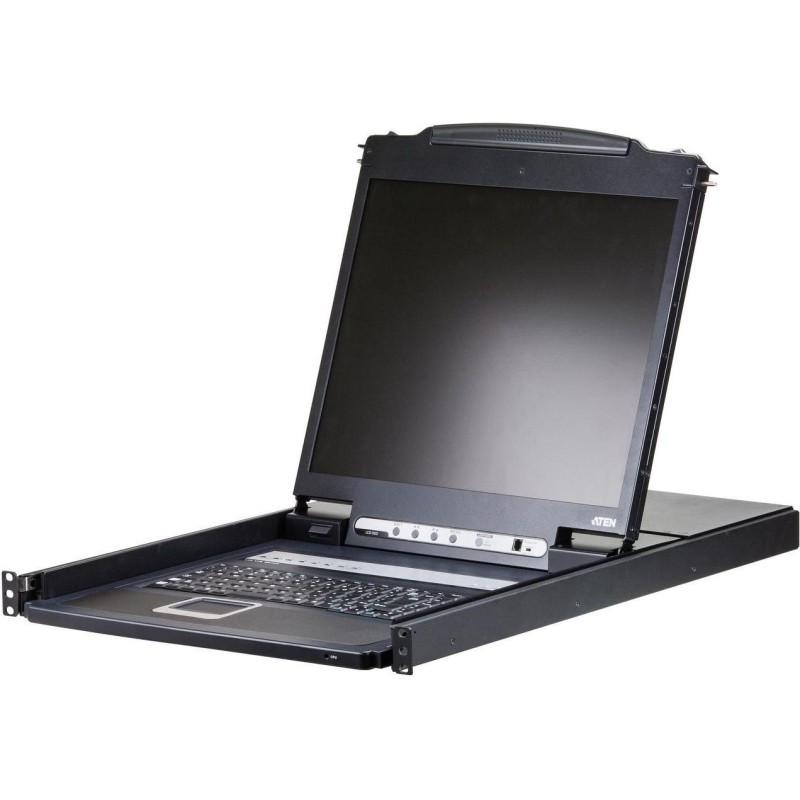 ATEN 8-Port 19" LCD KVM Switch with Scandinavian Keyboard (CL1308N-NORDIC)