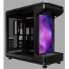 Cooler Master MasterFrame 360 Stage LCD Full Tower PC-Gehäuse Schwarz Transparent mit Display