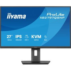 iiyama ProLite XB2797QSNP B1 LED-Monitor 68,6 cm (27") QHD HDMI/DP/USB C/LAN Schwarz