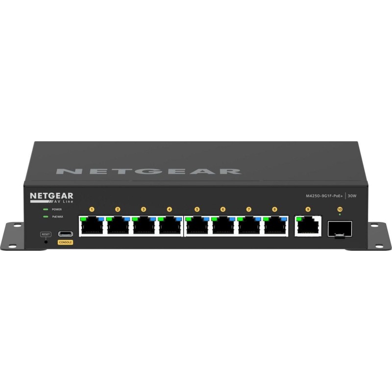 Netgear GSM4210PD 10-Port Gigabit PoE+ Managed Switch AV Line M4250