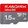 SanDisk Ultra GO microSDXC 1,5 TB UHS-I Speicherkarte 190 MB/s V10 A1 U1 C10