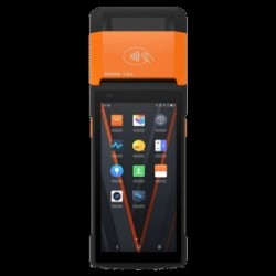 SUNMI V2s, GMS EDLA, 2D, 14cm (5,5''), GPS, USB-C, BT, WLAN, 4G, NFC, Android Mobiles Datenerfassungsgerät, Etikettendrucker, 2