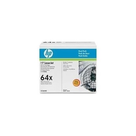 HP Toner CC364XD (64X) - Doppelpack - Schwarz - Kapazität: 24.000 Seiten (CC364XD)