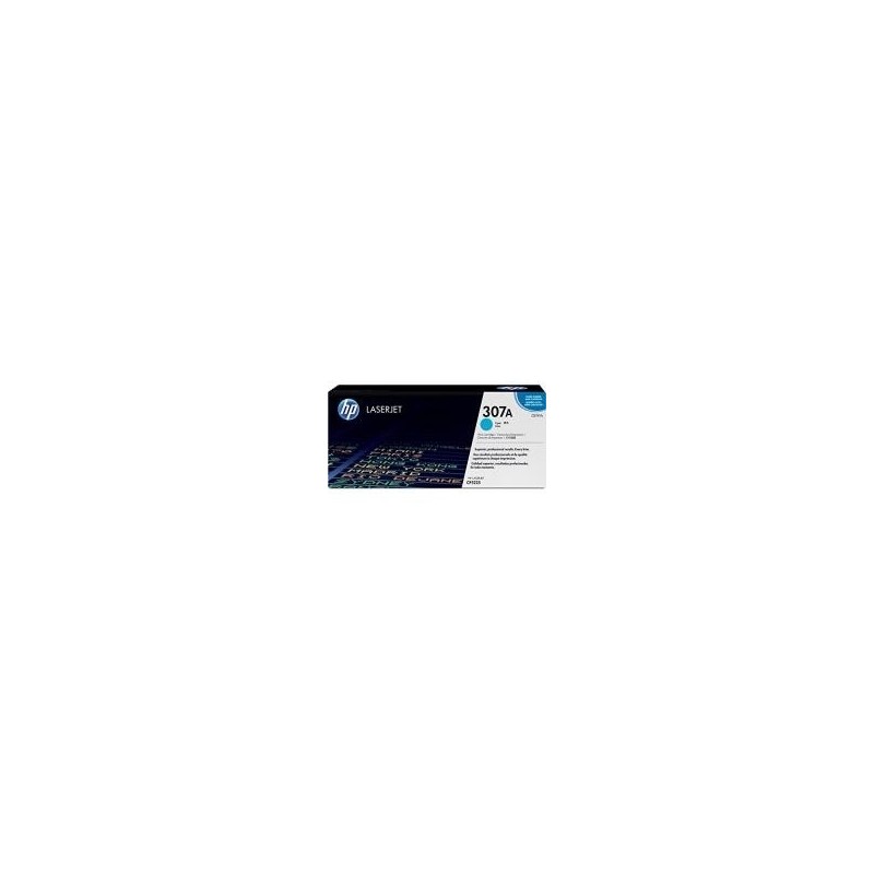 HP Toner CE741A (307A) - Cyan - Kapazität: 7.300 Seiten (CE741A)