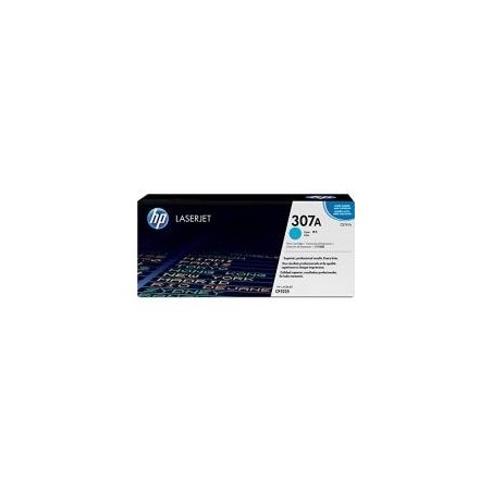 HP Toner CE741A (307A) - Cyan - Kapazität: 7.300 Seiten (CE741A)