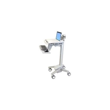 Ergotron StyleView EMR Laptop Cart, SV40 - Wagen für Notebook/Tastatur/Maus - Kunststoff, Aluminium, verzinker Stahl - Grau, we