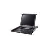 ATEN CL1000M KVM-Konsole 43,20cm (17") LCD Französisch AZERTY PS/2 USB VGA Rackmount 1U (CL1000M F)