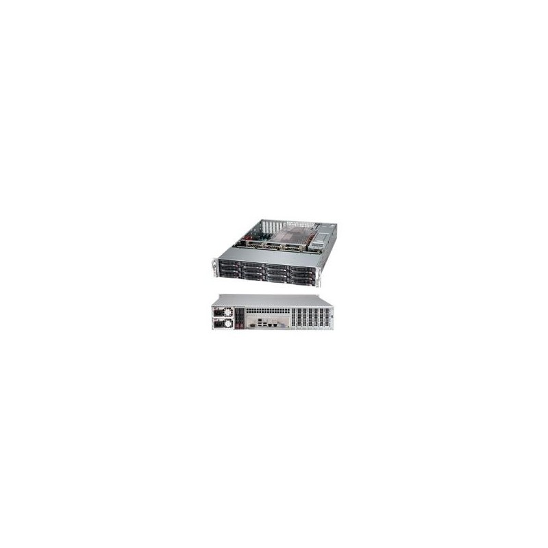 Super Micro Supermicro SC826 BAC4-R920LPB - Rack - einbaufähig - 2U - verbessertes, erweitertes ATX - SATA/SAS - Hot-Swap 920 W