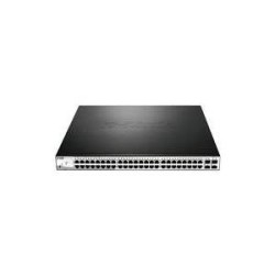 D-Link Web Smart DGS-1210-52MP - Switch - verwaltet - 8 x 10/100/1000 (PoE+) + 40 x 10/100/1000 (PoE) + 4 x SFP - Desktop, an R