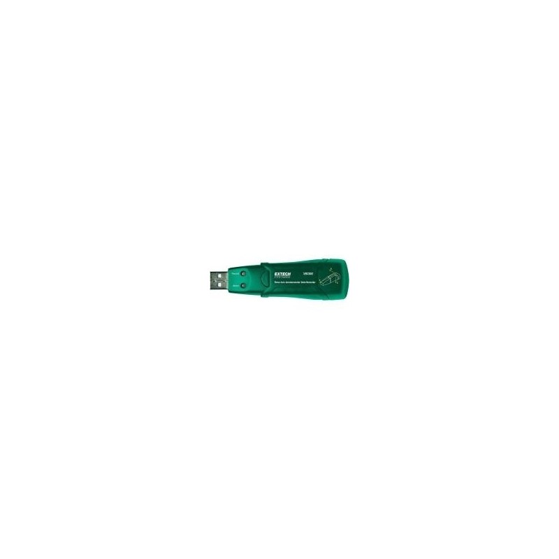 EXTECH VB300 3-Achsen-Beschleunigungsmesser Datenlogger für Beschleunigungskräfte, Stöße und Vibrati (VB300)