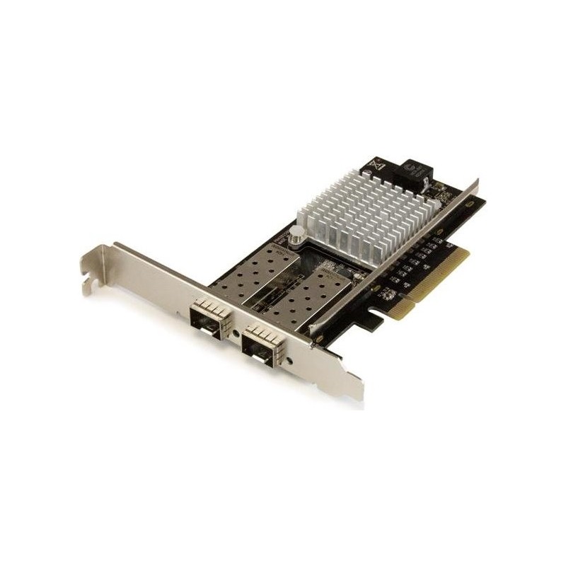StarTech.com 2-Port 10G Fiber Network Card with Open SFP - PCIe, Intel Chip - Netzwerkadapter - PCI Express 2,0 x4 Low Profile