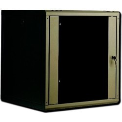 DIGITUS Professional Unique DN-19-16U-SW - Gehäuse - geeignet für Wandmontage - Schwarz, RAL 9005 - 16U - 48,3 cm (19") (DN-19