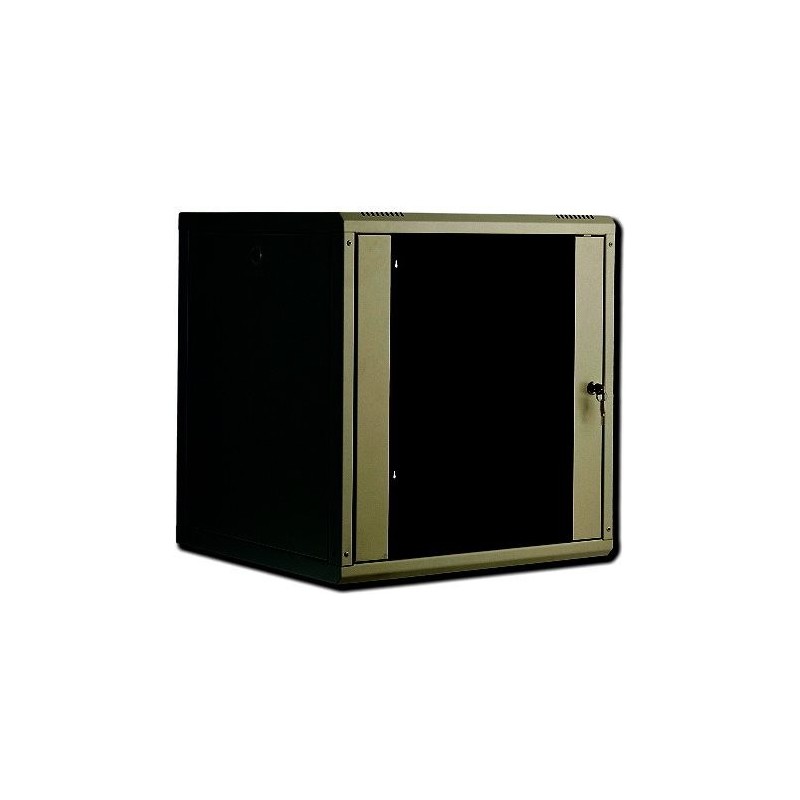 DIGITUS Professional Unique DN-19-16U-SW - Gehäuse - geeignet für Wandmontage - Schwarz, RAL 9005 - 16U - 48,3 cm (19") (DN-19
