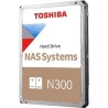 TOSHIBA N300 NAS HARD DRIVE 12TB 3.5 SATA 7200 RPM 512MB CMR (HDWG51CEZSTA)