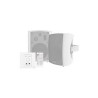 Vision Techconnect SP-1800+TC3-AMP - Audiosystem - 50 Watt (Gesamt) - weiß (TC3-AMP+SP-1800)