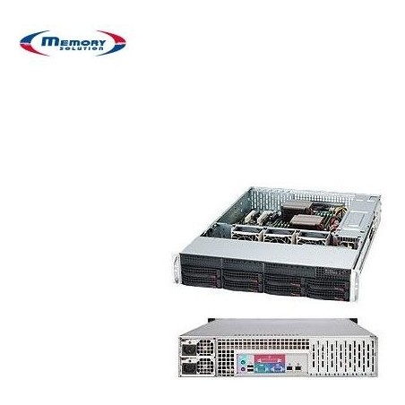Super Micro Supermicro SC825 TQC-600LPB - Rack-Montage 2U - E-ATX - SATA/SAS - Hot-Swap 600 Watt - Schwarz (CSE-825TQC-600LPB)