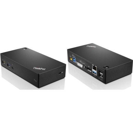 Lenovo ThinkPad USB 3.0 Pro Dock - Docking Station - USB - GigE - 45 Watt - Italienisch - für Miix 520-12, ThinkPad E480, E580,