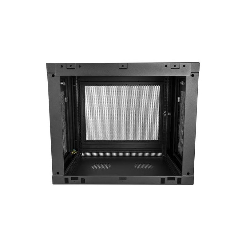StarTech.com 9HE wandmontage Server Rack - bis zu 43cm tief - Gehäuse mit Scharnier - Netzwerkschrank - Server Schrank - Schran