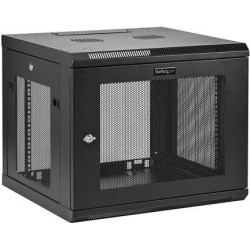 StarTech.com "9U Wall Mount Server Rack Cabinet - 4-Post Adjustable Depth (2"" to 48,30cm (19")") Network Equipment Enclosure w