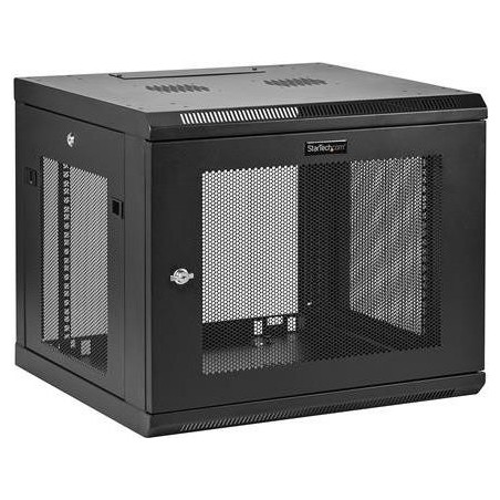 StarTech.com "9U Wall Mount Server Rack Cabinet - 4-Post Adjustable Depth (2"" to 48,30cm (19")") Network Equipment Enclosure w