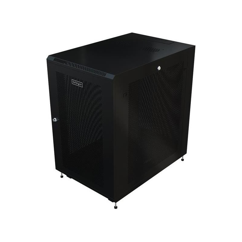 StarTech.com Server Rack Schrank - 78cm tiefes Gehäuse - 24 HE - Netzwerk Server Schrank - Datenschrank - Schrank - 24U - 78.7
