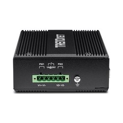 TRENDnet TI-UPG62 - Switch - nicht verwaltet - 4 x 10/100/1000 (PoE+) + 2 x Gigabit SFP - an DIN-Schiene montierbar, wandmontie