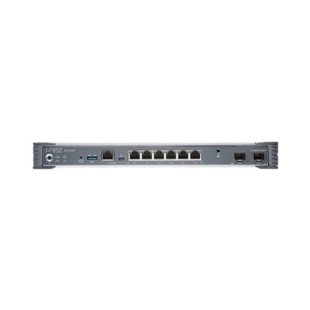 JUNIPER NETWORKS SRX300 Services Gateway inclhardware (8GE - 4G RAM - 8G Flash - power adapter and cable) and Junos Software Ba
