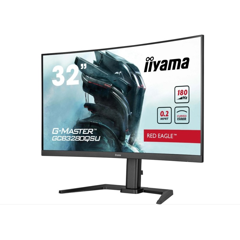 iiyama G-Master GCB3280QSU-B2, Gaming-Monitor - (80 cm (31.5 Zoll), schwarz (matt), QHD, VA, Curved, Adaptive-Sync, 180Hz Panel