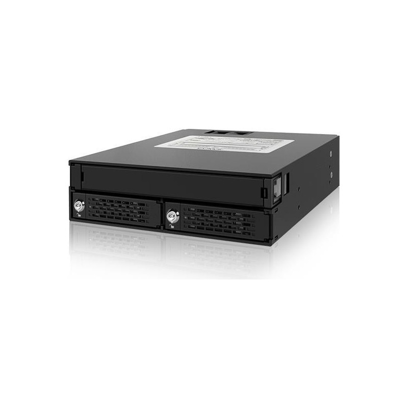 ICY Dock ToughArmor MB994IKO-3SB - Gehäuse für Speicherlaufwerke - SATA 6Gb/s / SAS 12Gb/s - SATA 6Gb/s - Schwarz (MB994IKO-3SB