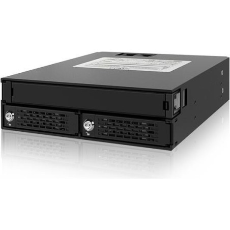 ICY Dock ToughArmor MB994IKO-3SB - Gehäuse für Speicherlaufwerke - SATA 6Gb/s / SAS 12Gb/s - SATA 6Gb/s - Schwarz (MB994IKO-3SB