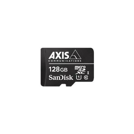 AXIS Surveillance - Flash-Speicherkarte (microSDXC-an-SD-Adapter inbegriffen) - 128 GB - UHS-I U1 / Class10 - microSDXC - Schwa