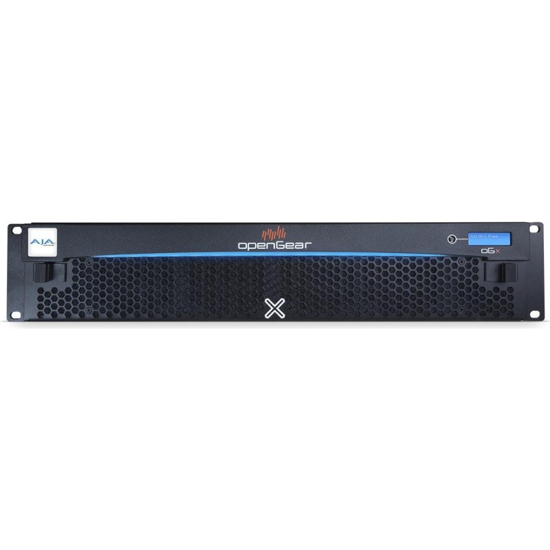 AJA OG-X-FR - Rackrahmen - Schwarz - 0 - 40 C - 88,9 mm - 482,6 mm - 449,6 mm (OG-X-FR)